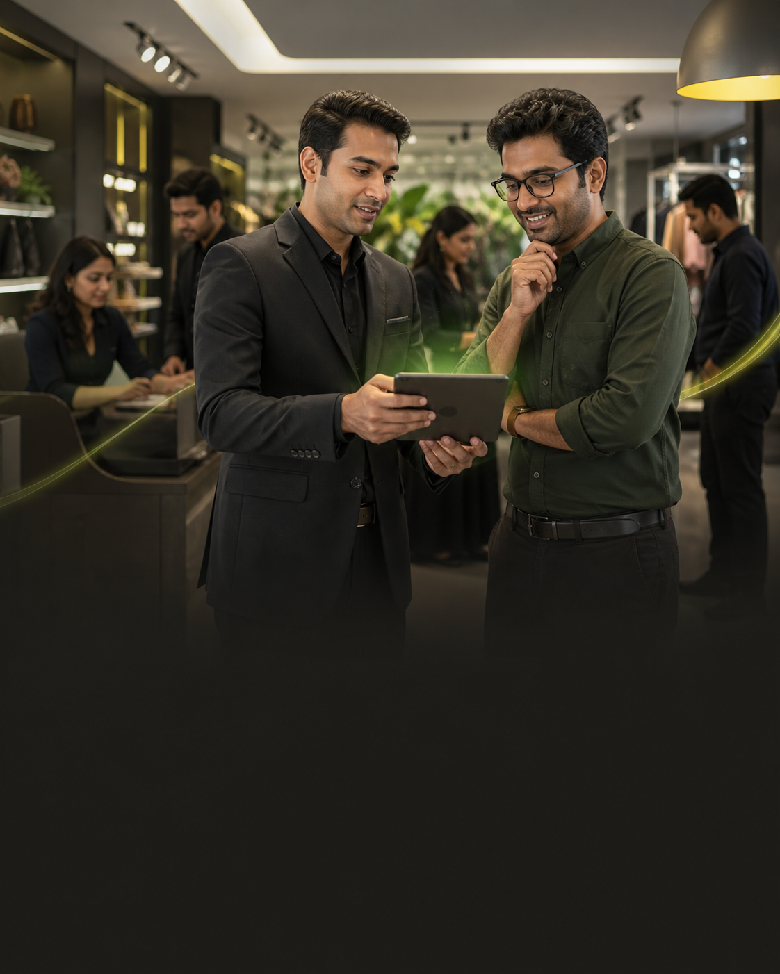 Customer receiving one clear and useful business outcome